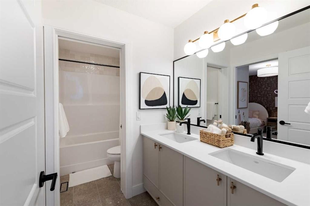 236 Amblestone Crescent Nw, Calgary, AB - Indoor Photo Showing Bathroom