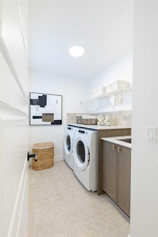 236 Amblestone Crescent Nw, Calgary, AB - Indoor Photo Showing Laundry Room