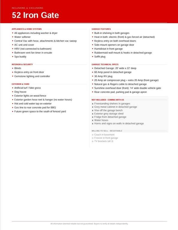 52 Iron Gate Boulevard, Sylvan Lake, AB - Other