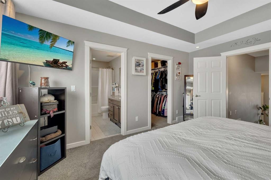 94 Mackenzie Crescent, Lacombe, AB - Indoor Photo Showing Bedroom