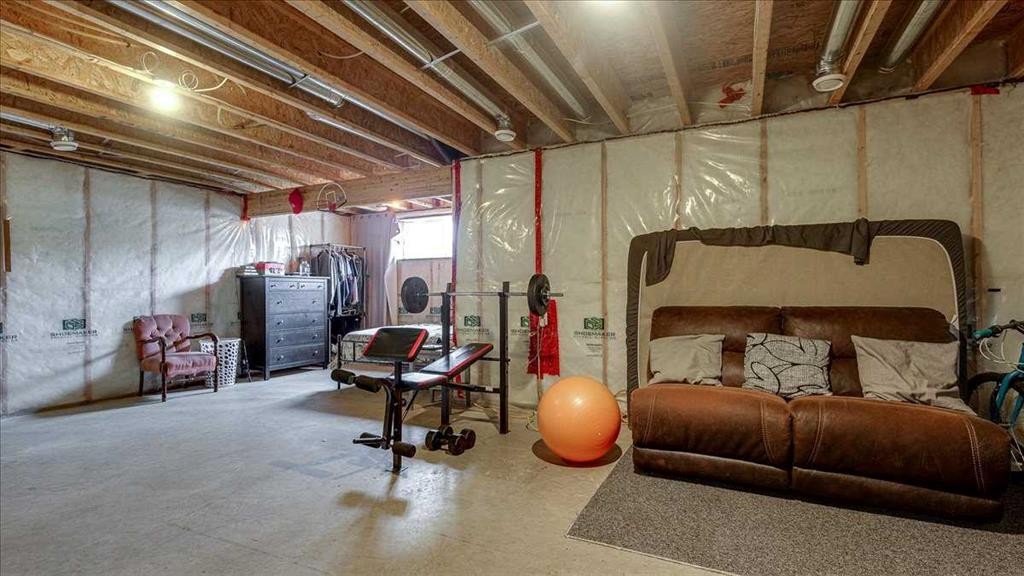 148 Valley Crescent, Blackfalds, AB - Indoor Photo Showing Basement