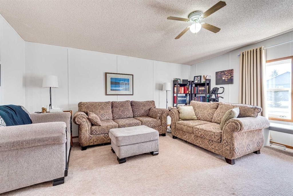 154 Devilder, Trochu, AB - Indoor Photo Showing Living Room