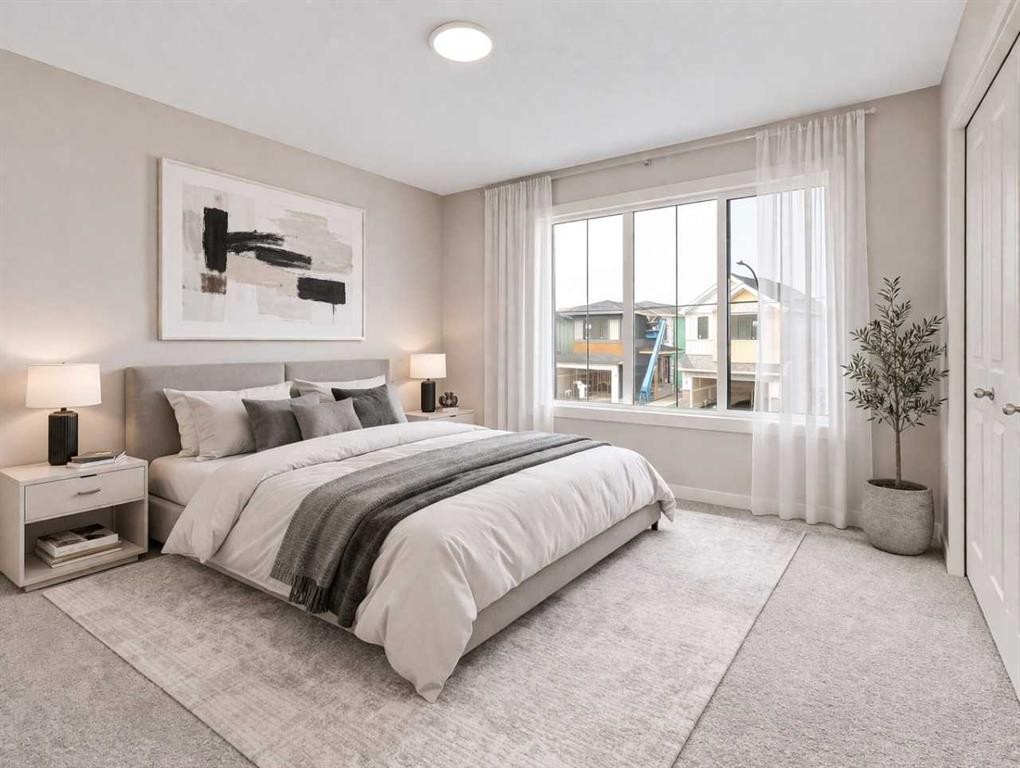3 Heritage Link, Cochrane, AB - Indoor Photo Showing Bedroom