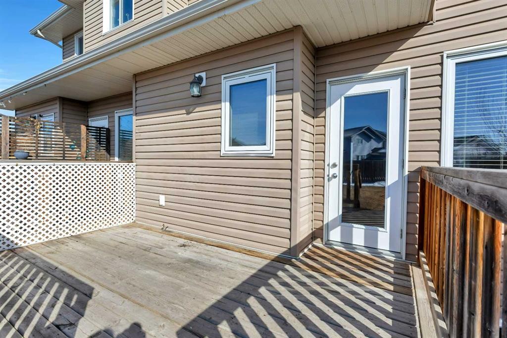8 Ross Close, Sylvan Lake, AB - Outdoor With Deck Patio Veranda