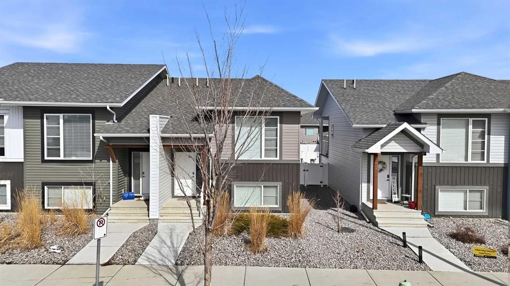 44 Evergreen Way, Red Deer, AB - Outdoor With Facade