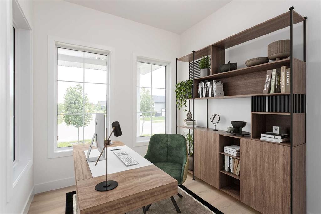 17 Thatcher Avenue, Red Deer, AB - Indoor Photo Showing Office