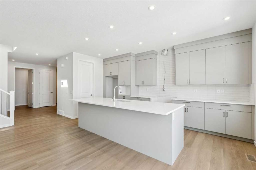 38 Annette Green Nw, Calgary, AB - Indoor Photo Showing Kitchen With Upgraded Kitchen