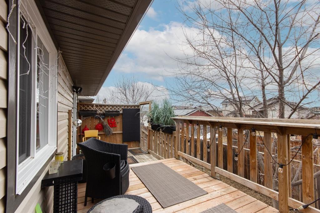 114 Redwood Boulevard, Springbrook, AB - Outdoor With Deck Patio Veranda With Exterior