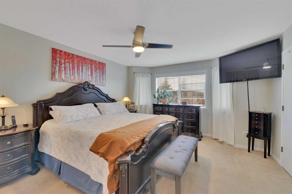 47 Abel Close, Red Deer, AB - Indoor Photo Showing Bedroom