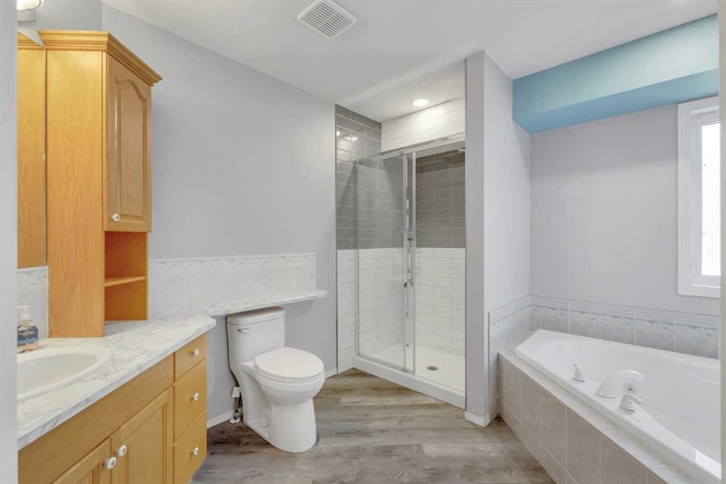 5508 49 Avenue, Alix, AB - Indoor Photo Showing Bathroom