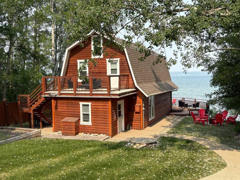 157 Grand Avenue, Norglenwold, AB - Outdoor With Deck Patio Veranda