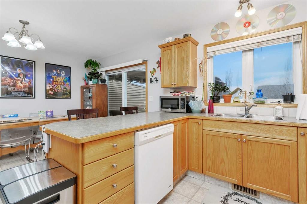 6203 Orr Drive, Red Deer, AB - Indoor Photo Showing Kitchen With Double Sink