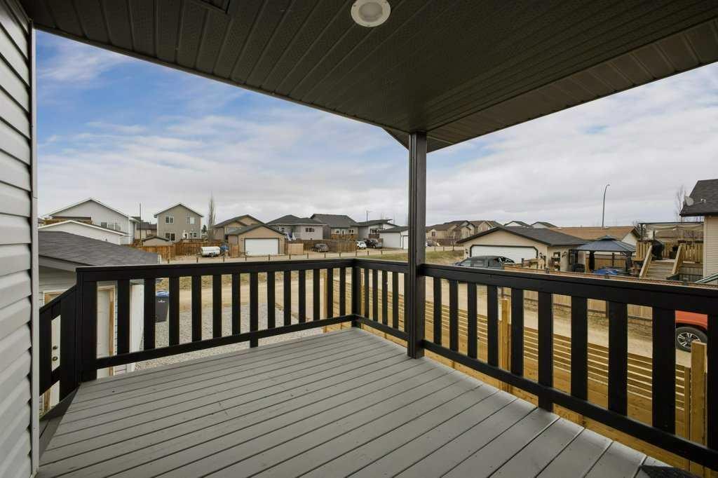 32 Hunter Road, Sylvan Lake, AB - Outdoor With Deck Patio Veranda With Exterior