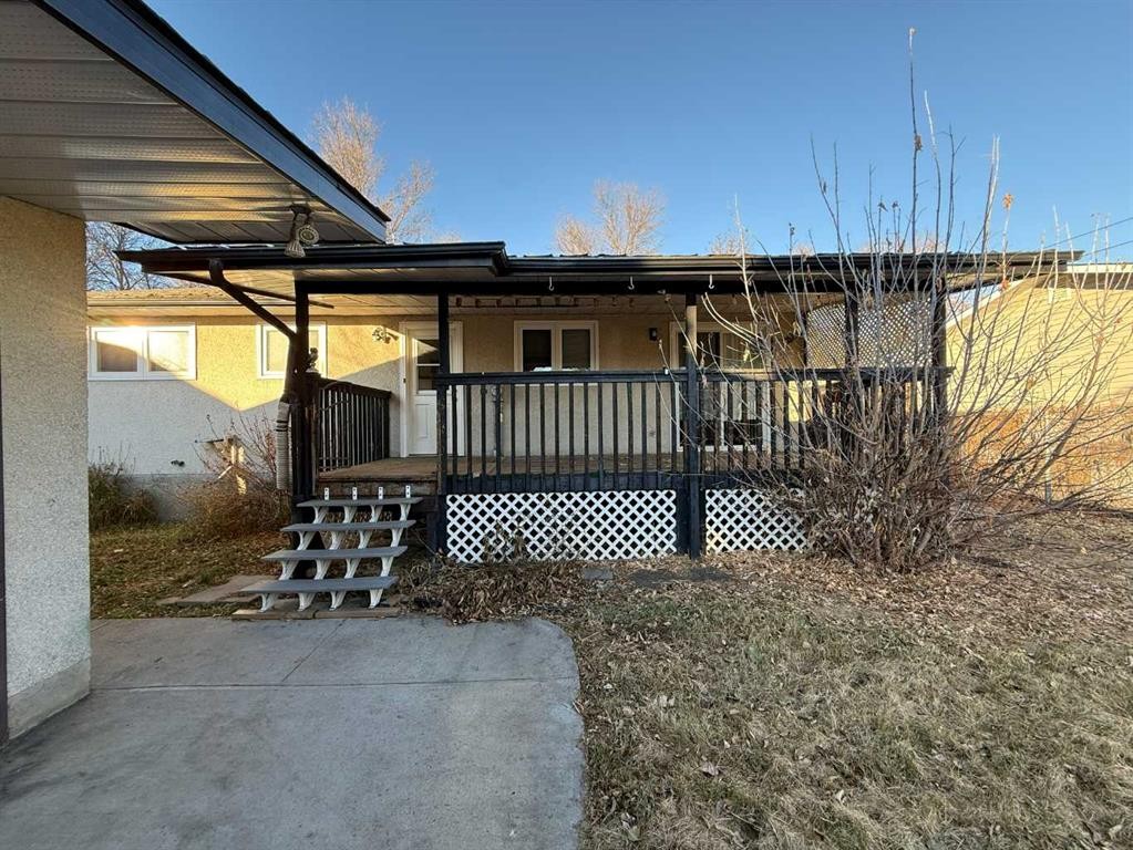 5805 42 Avenue, Camrose, AB - Outdoor With Deck Patio Veranda