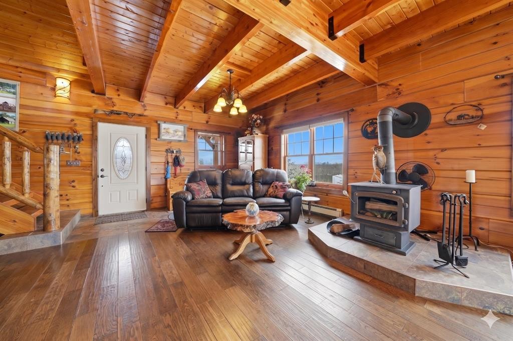 13 Destini Drive, White Sands, AB - Indoor With Fireplace