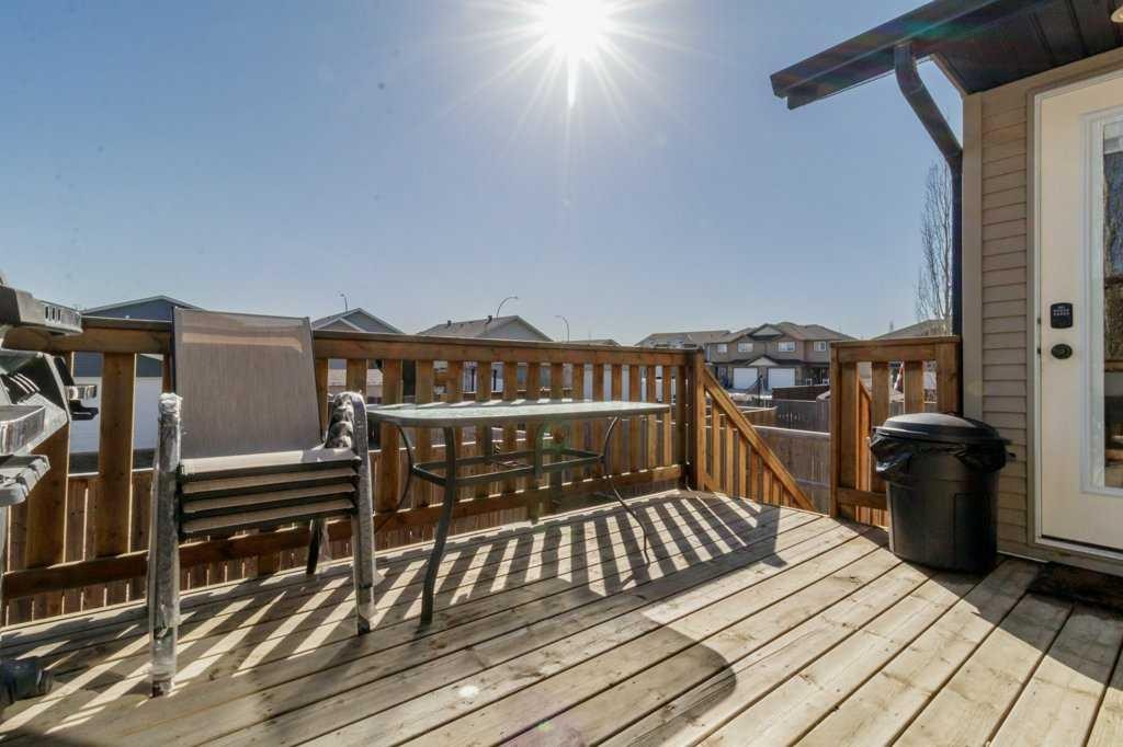 9 Cedar Crescent, Blackfalds, AB - Outdoor With Deck Patio Veranda With Exterior