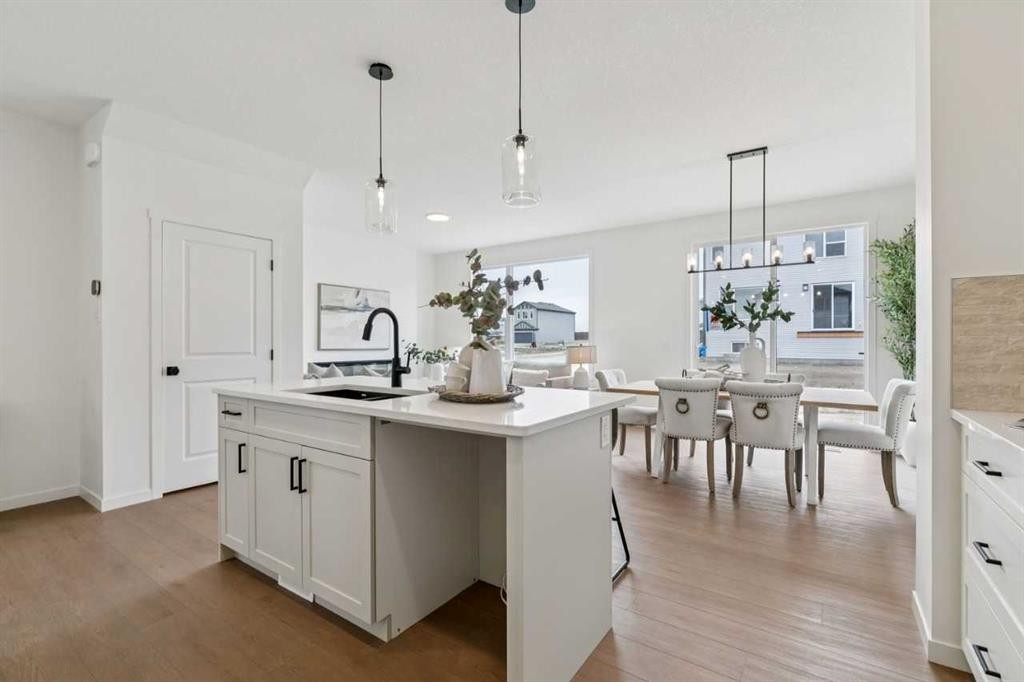 65 Bartlett Way Se, Calgary, AB - Indoor Photo Showing Kitchen With Upgraded Kitchen