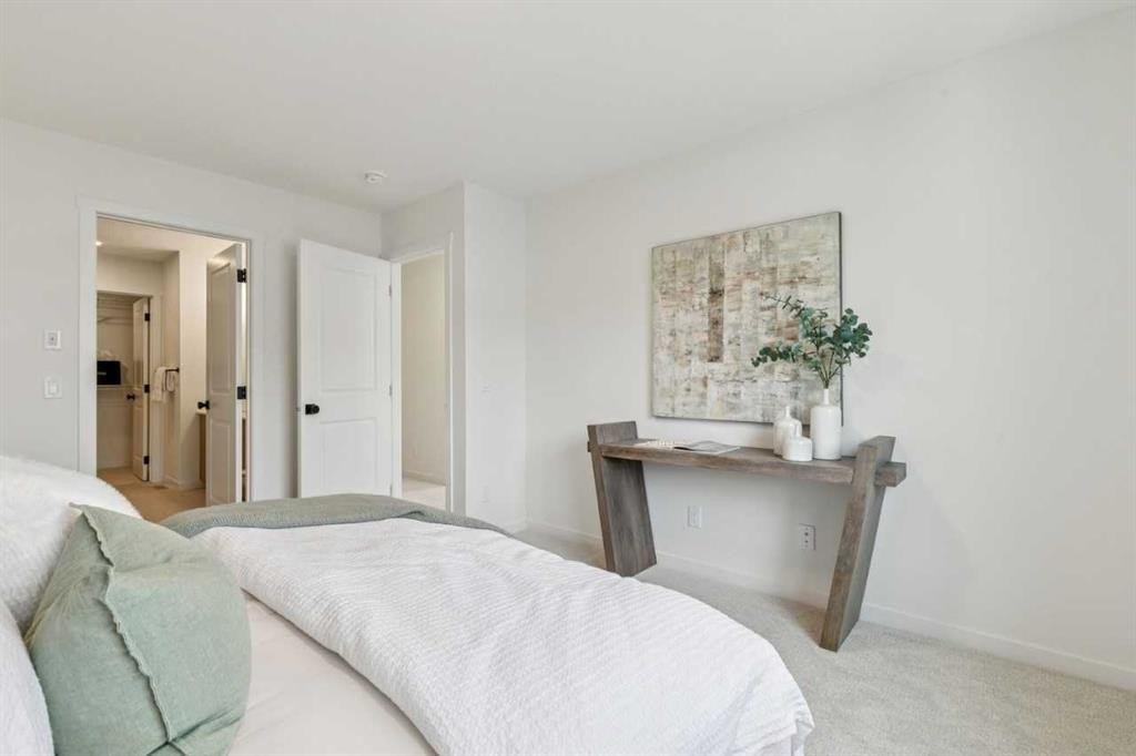 65 Bartlett Way Se, Calgary, AB - Indoor Photo Showing Bedroom