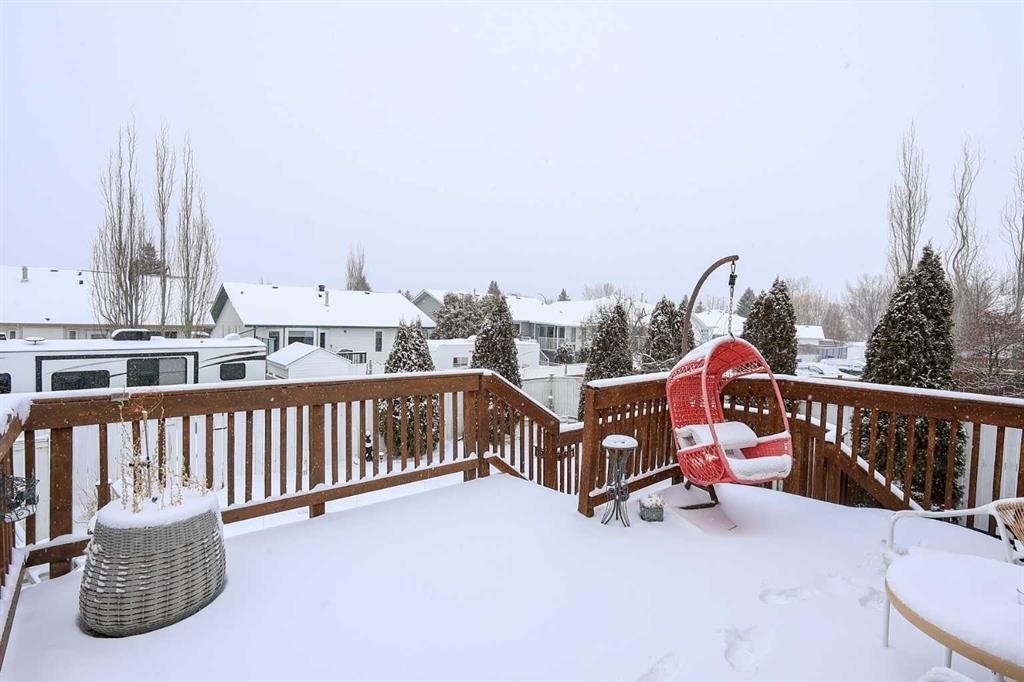 77 Duval Crescent, Red Deer, AB - Outdoor With Deck Patio Veranda With Exterior