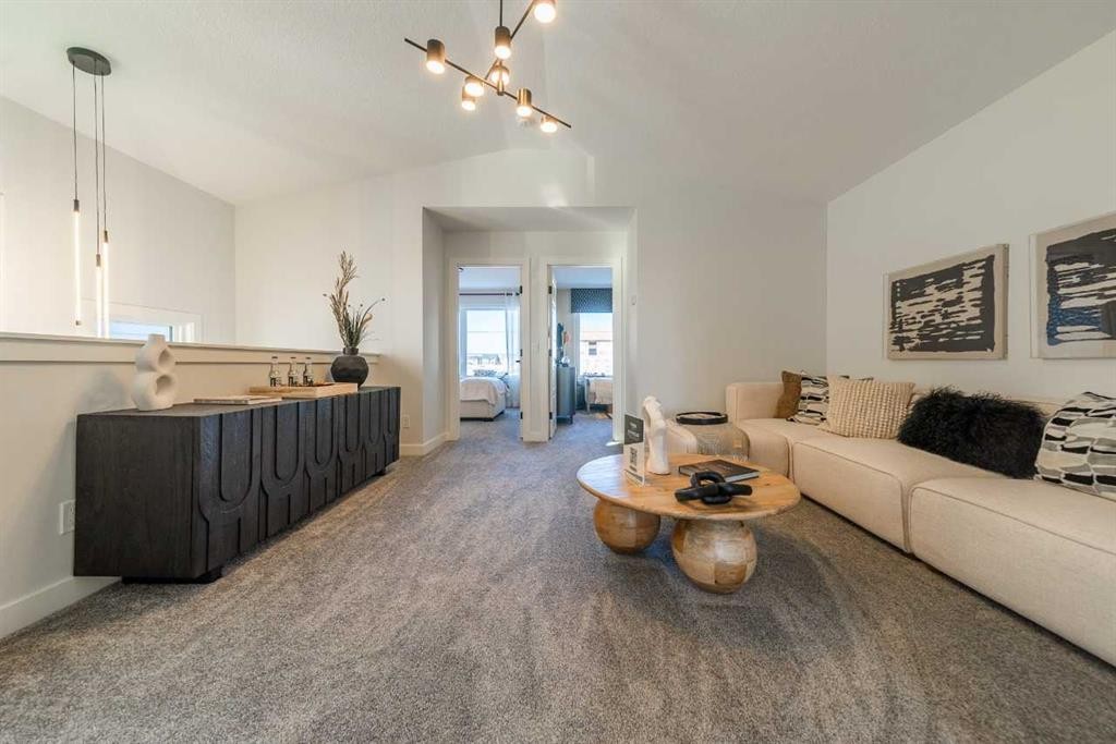 448 Lewiston Landing Ne, Calgary, AB - Indoor Photo Showing Living Room
