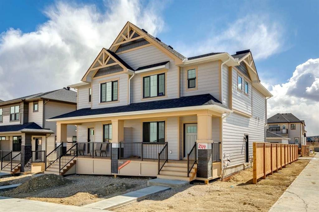 244 Drystone Walk Nw, Calgary, AB - Outdoor With Deck Patio Veranda With Facade
