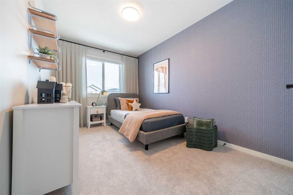 54 Creekview Avenue, Calgary, AB - Indoor Photo Showing Bedroom