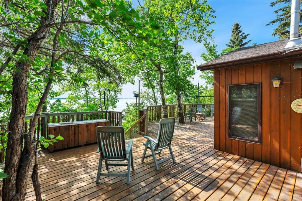 133 Birchcliff Road, Birchcliff, AB - Outdoor With Deck Patio Veranda