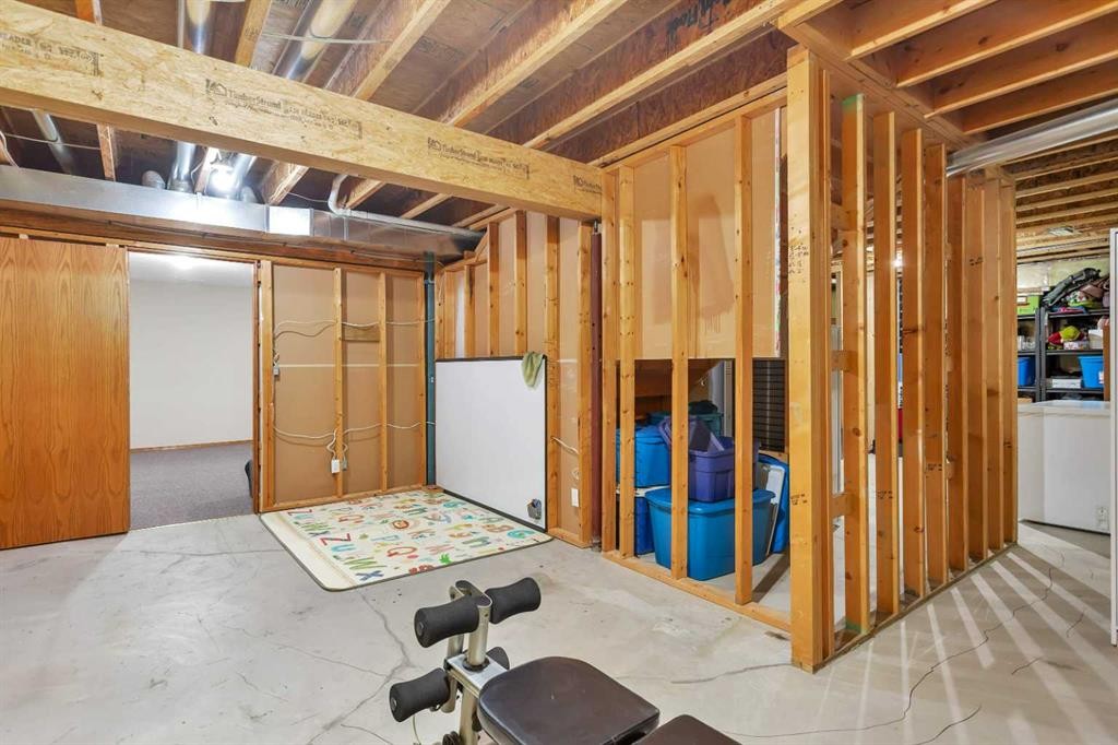 34 Lund Close, Red Deer, AB - Indoor Photo Showing Basement