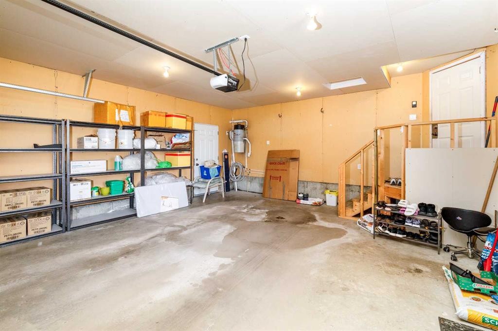 43 Webster Drive, Red Deer, AB - Indoor Photo Showing Garage