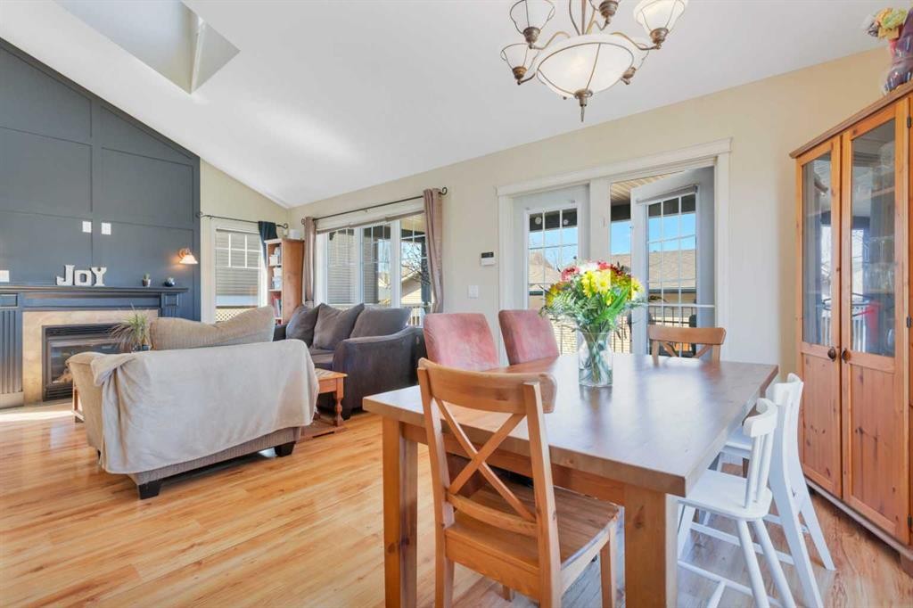 100 Wade Close, Red Deer, AB - Indoor With Fireplace