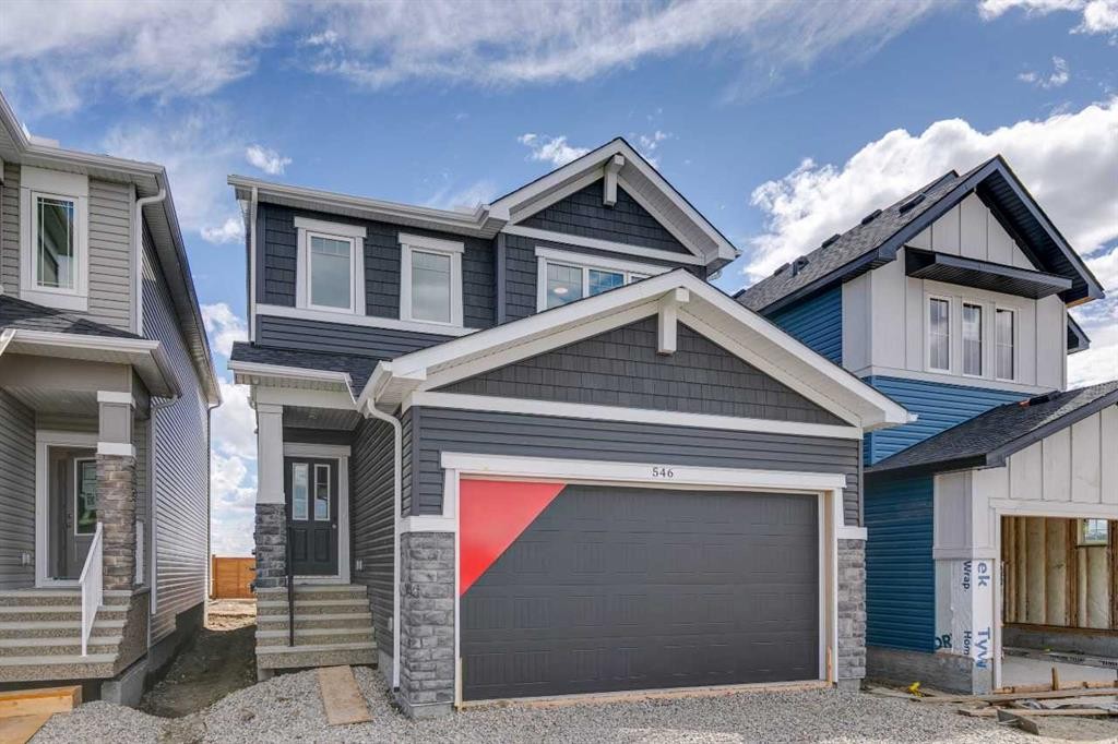 546 Hotchkiss Manor, Calgary, AB - Outdoor With Facade