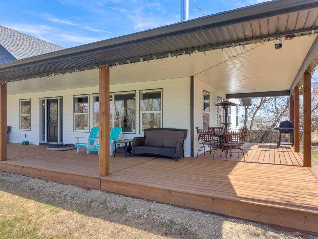 39505 Range Road 252, Rural Lacombe County, AB - Outdoor With Deck Patio Veranda With Exterior