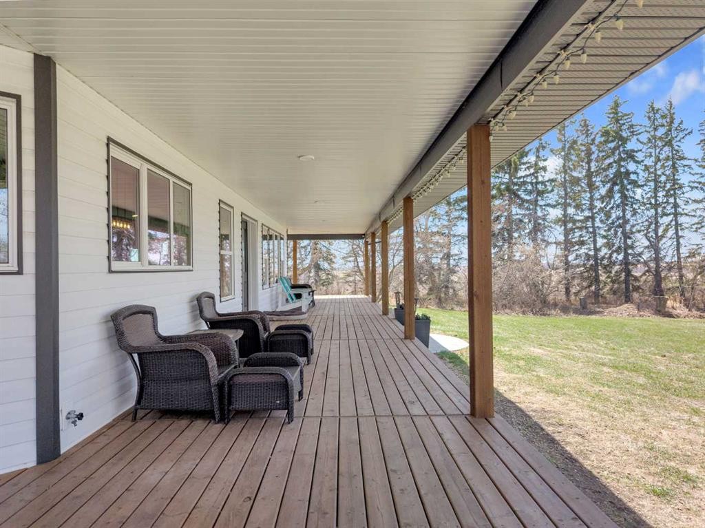 39505 Range Road 252, Rural Lacombe County, AB - Outdoor With Deck Patio Veranda With Exterior