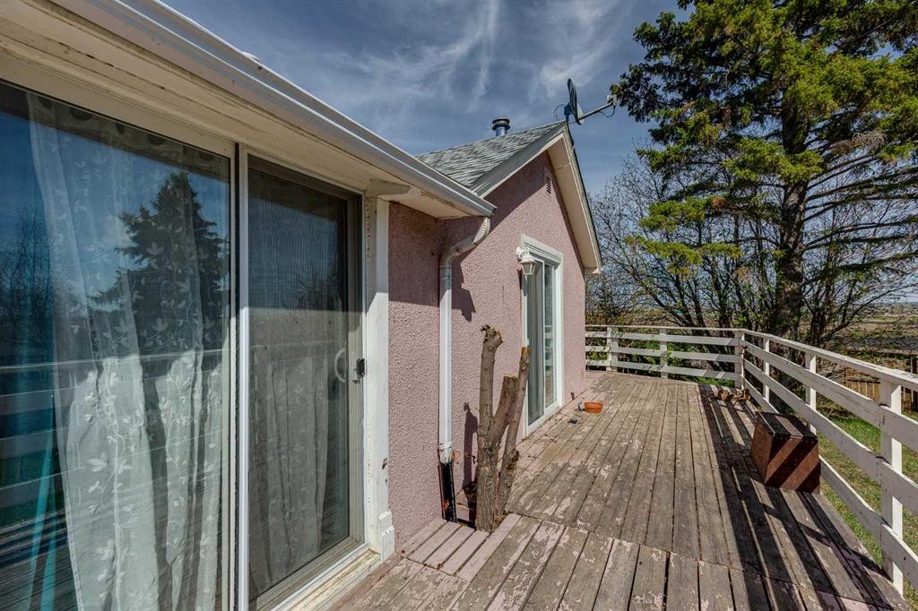 4212 C + E Trail, Lacombe, AB - Outdoor With Deck Patio Veranda