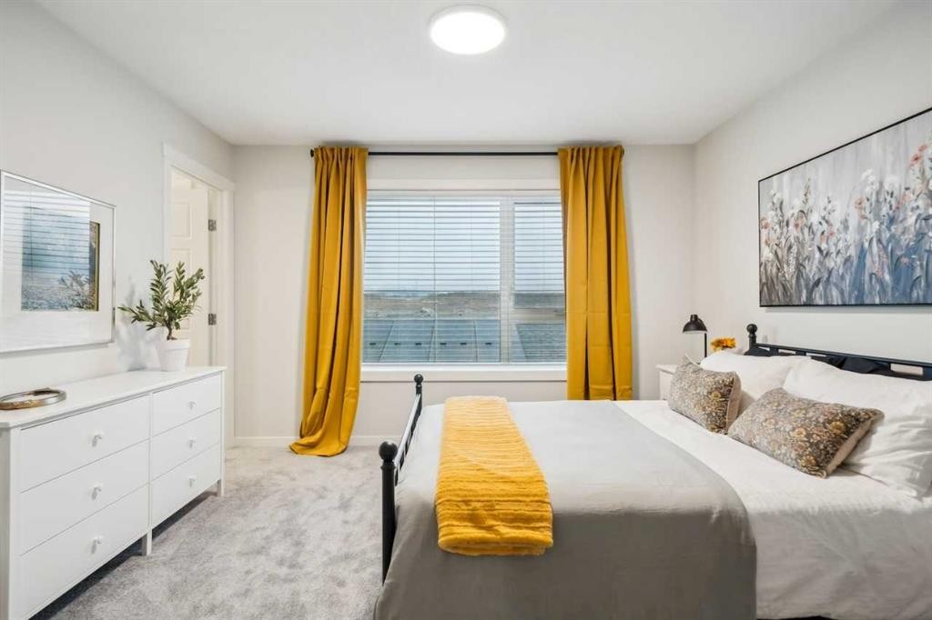 229 Vantage Drive, Cochrane, AB - Indoor Photo Showing Bedroom