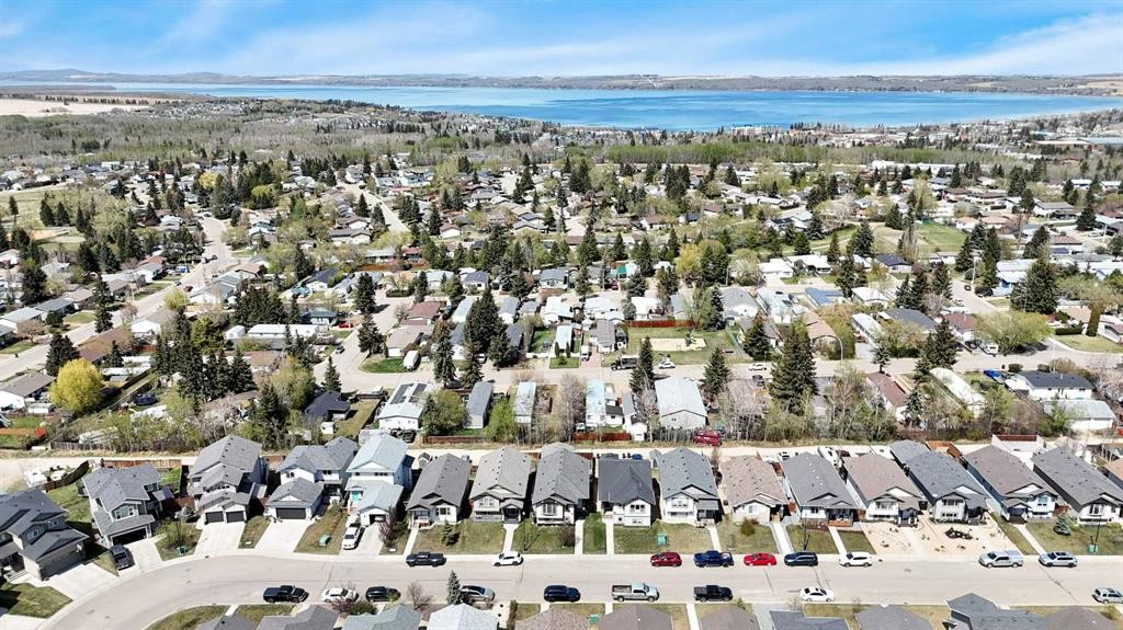 149 Bowman Circle, Sylvan Lake, AB - Outdoor With Body Of Water With View