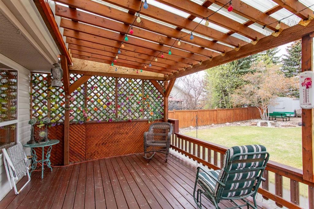 4908 55 Street, Alix, AB - Outdoor With Deck Patio Veranda With Exterior