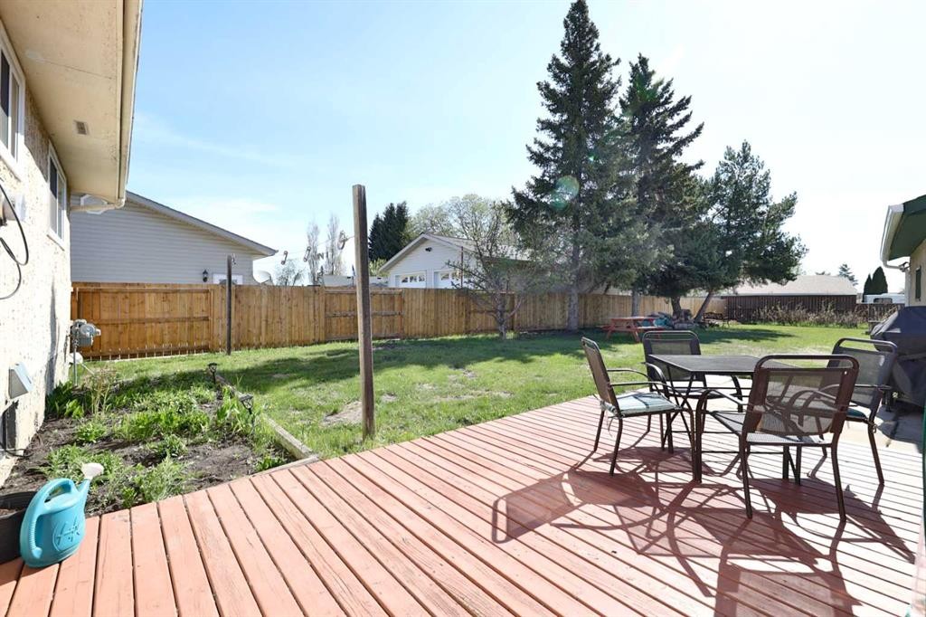 3305 Erickson Drive, Camrose, AB - Outdoor With Deck Patio Veranda With Backyard