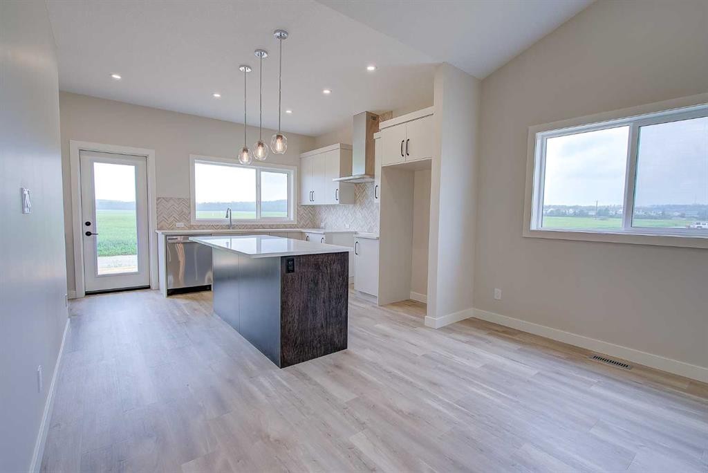 20 Ian Way, Sylvan Lake, AB - Indoor Photo Showing Kitchen With Upgraded Kitchen