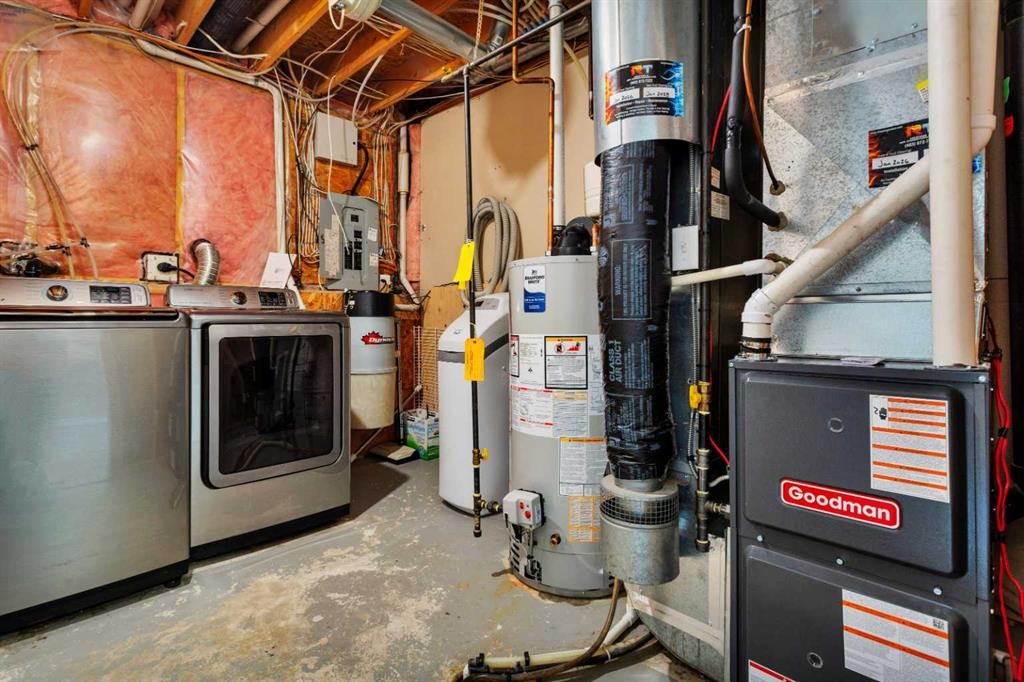 44 White Avenue, Red Deer, AB - Indoor Photo Showing Basement