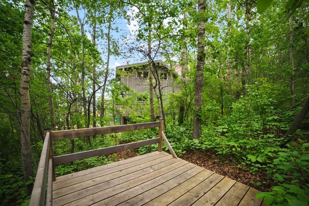 5 Shady Drive, Rochon Sands, AB - Outdoor With Deck Patio Veranda