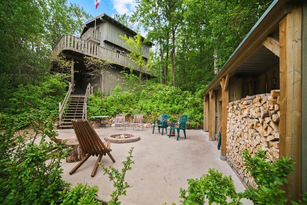 5 Shady Drive, Rochon Sands, AB - Outdoor With Deck Patio Veranda