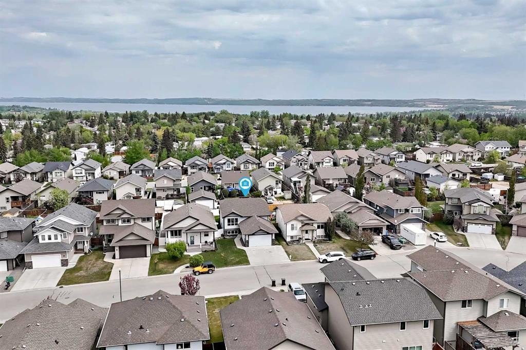 28 Bowman Circle, Sylvan Lake, AB - Outdoor With Body Of Water With View