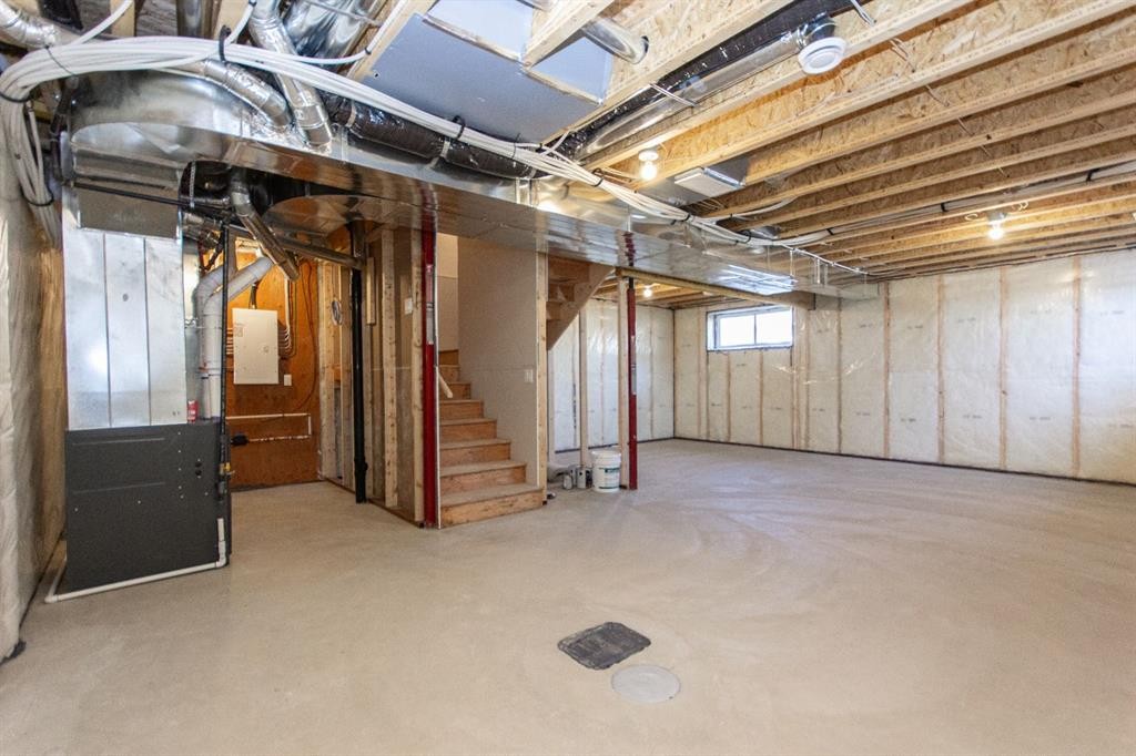 60 Trinity Street, Lacombe, AB - Indoor Photo Showing Basement