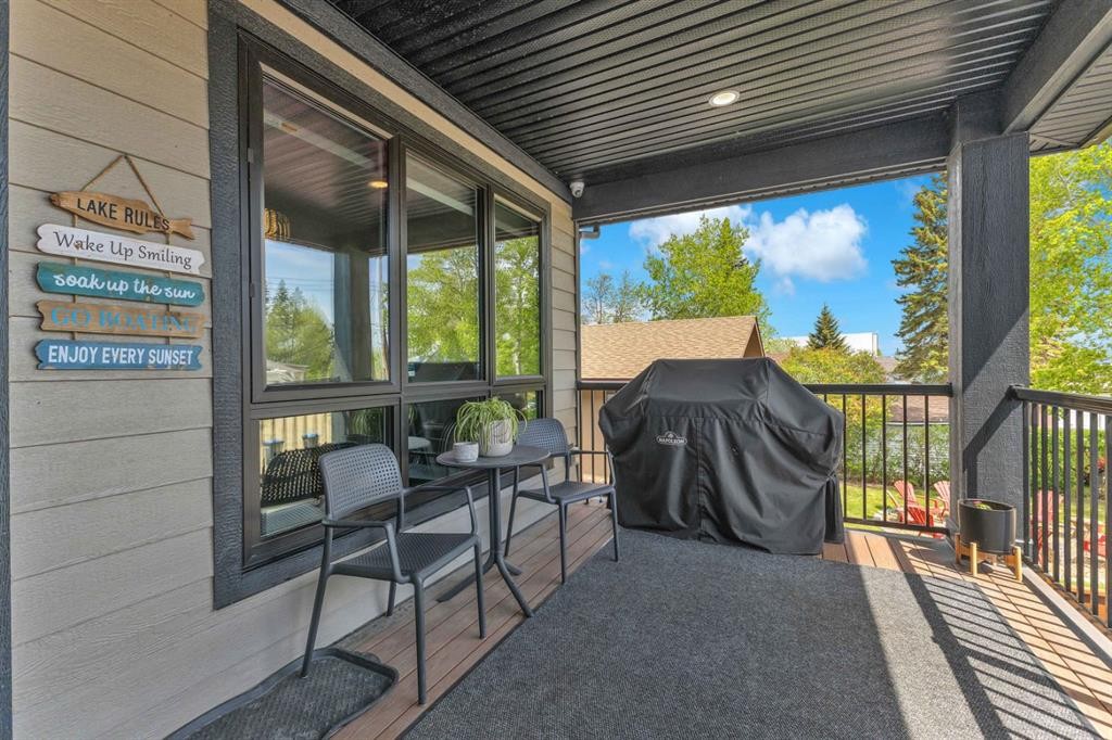 5052 Lakeshore Drive, Sylvan Lake, AB - Outdoor With Deck Patio Veranda With Exterior