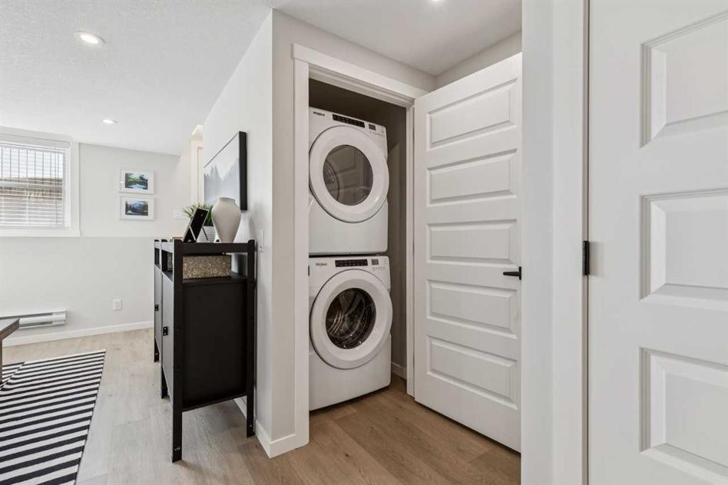 110-63 Belmont Passage Sw, Calgary, AB - Indoor Photo Showing Laundry Room