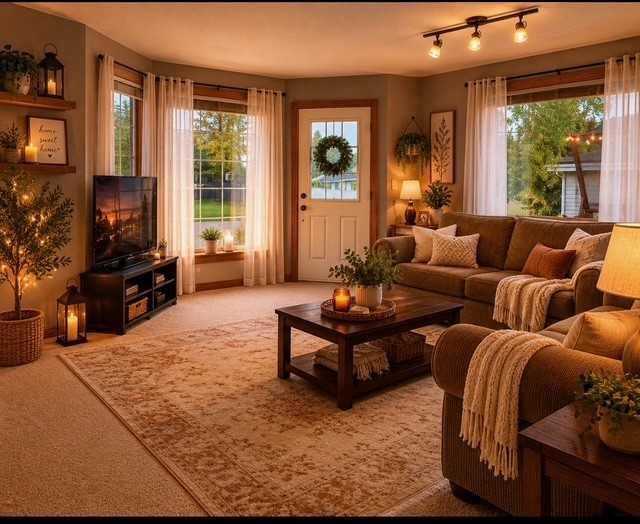 4525 49 Avenue, Hardisty, AB - Indoor Photo Showing Living Room
