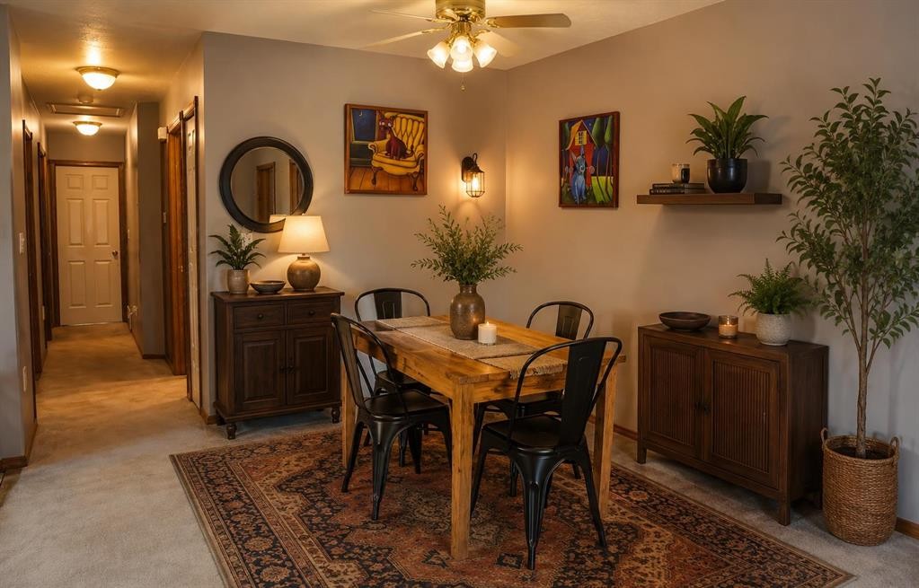 4525 49 Avenue, Hardisty, AB - Indoor Photo Showing Dining Room