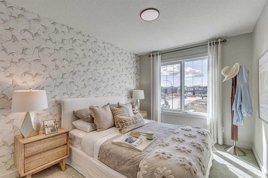 34 Amblefield Common Nw, Calgary, AB - Indoor Photo Showing Bedroom