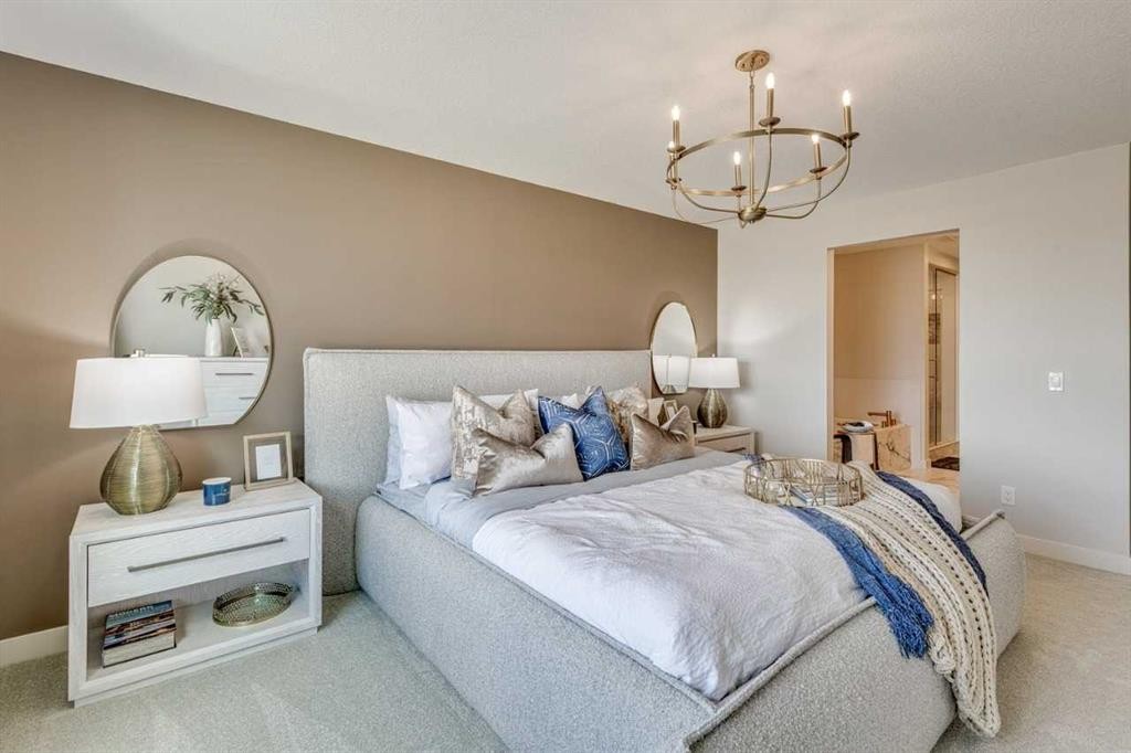 34 Amblefield Common Nw, Calgary, AB - Indoor Photo Showing Bedroom